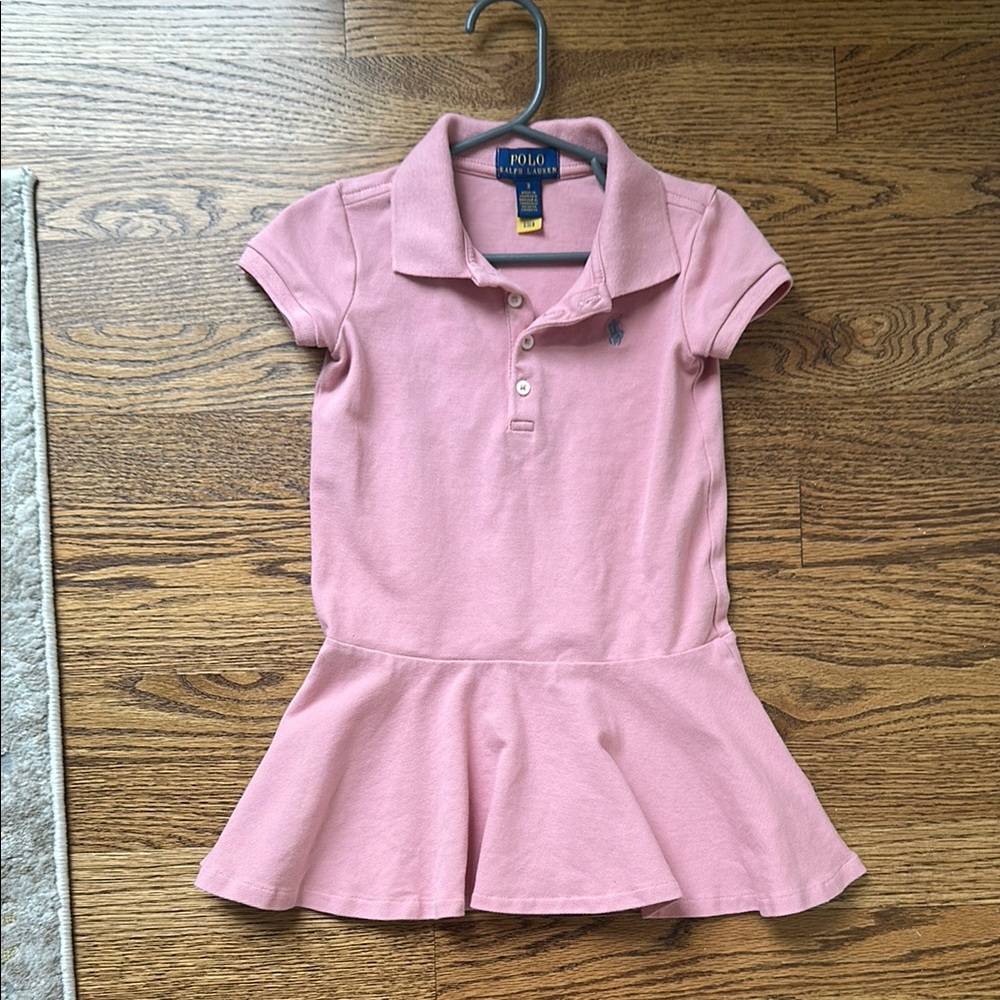 Polo by Ralph Lauren Soft Pink Kids Polo Dress